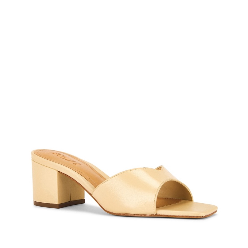 SCHUTZ Women's Elegant Cream Heels